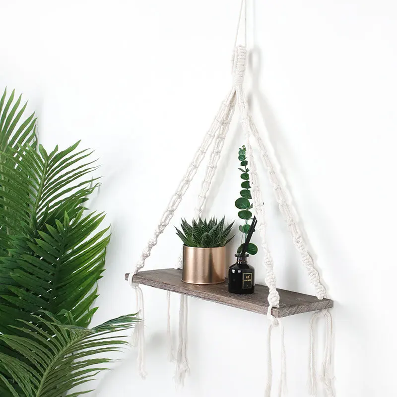 New Product Handmade Cotton Rope Tassels Decorative Tapestry Dual-use Shelf Homestay Bedroom Study Decorative Rack
New Product Handmade Cotton Rope Tassels Decorative Tapestry Dual-use Shelf Homestay Bedroom Study Decorative Rack