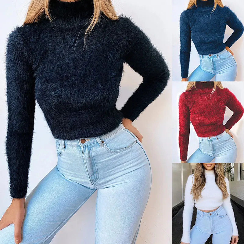 Turtleneck Sweater Women Hot Sale Autumn Winter Fashion Simple Colorful Long-Sleeved Turtleneck Sweater All-Match Base Sweater
Turtleneck Sweater Women Hot Sale Autumn Winter Fashion Simple Colorful Long-Sleeved Turtleneck Sweater All-Match Base Sweater