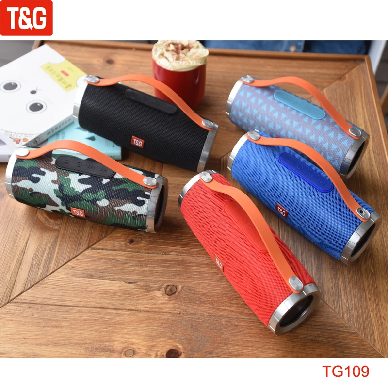 TG109 Fabric Wireless Bluetooth Speaker Portable Speaker Handle Speaker Support FM Radio Stereo Audio
TG109 Fabric Wireless Bluetooth Speaker Portable Speaker Handle Speaker Support FM Radio Stereo Audio