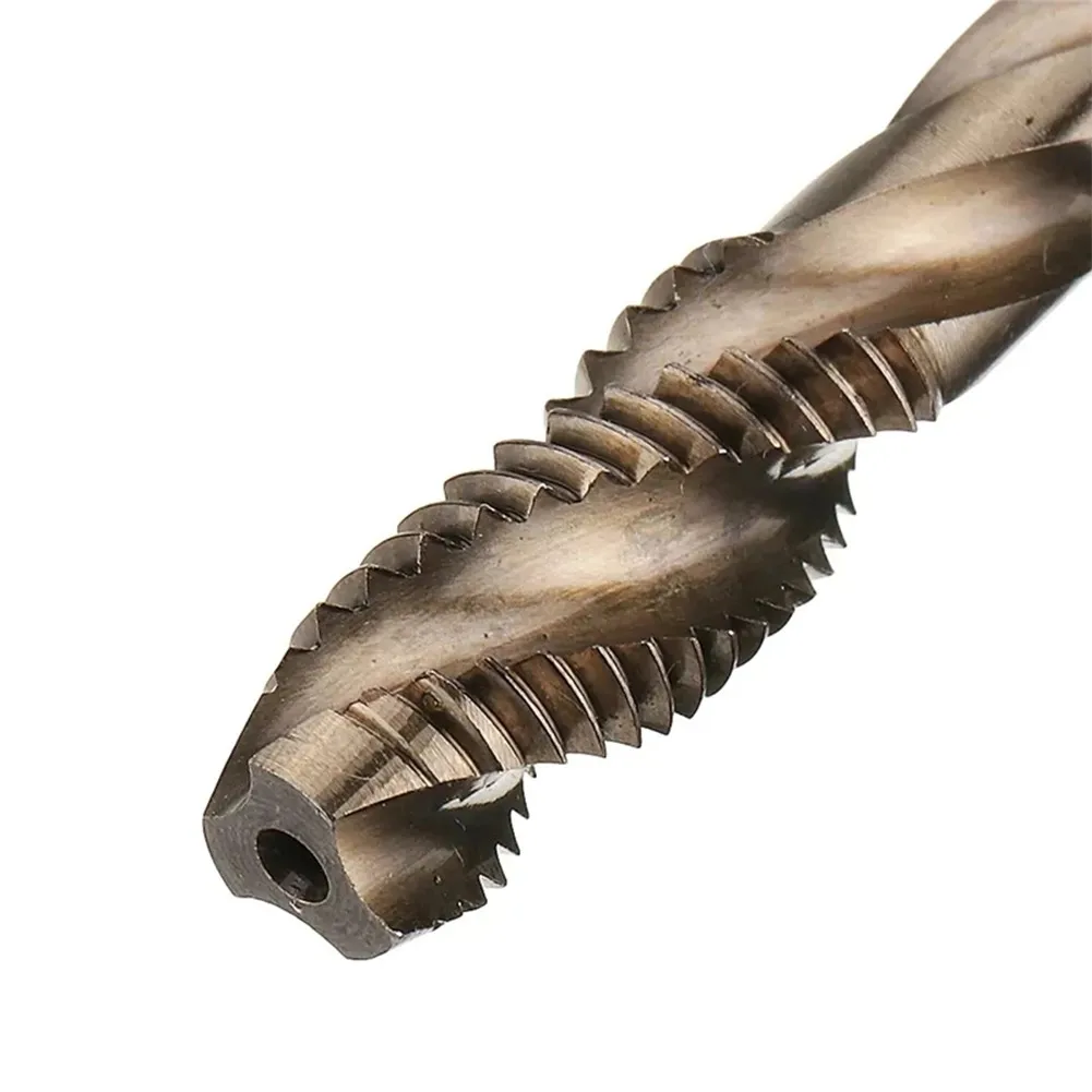 6PCS M3-M10 HSS- Co Cobalt M35 Machine Sprial Flutes Taps Metric Screw Tap Right Hand Tap Drill
6PCS M3-M10 HSS- Co Cobalt M35 Machine Sprial Flutes Taps Metric Screw Tap Right Hand Tap Drill