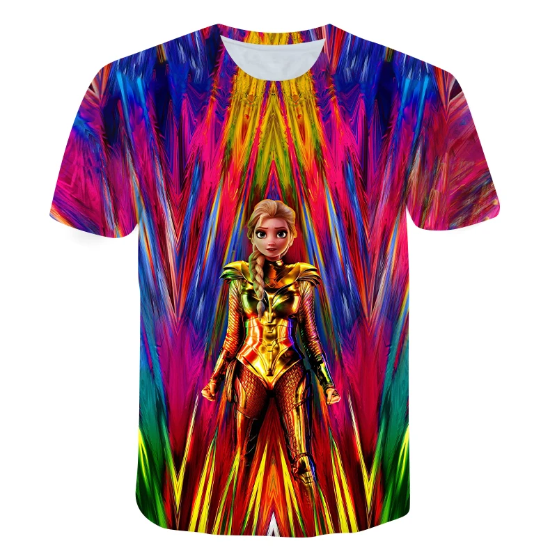 Summer Children Frozen Anna Elsa Print Short Sleeve T Shirt Kids Girls Cartoon Tshirt Tops Plsu Size 6XL
Summer Children Frozen Anna Elsa Print Short Sleeve T Shirt Kids Girls Cartoon Tshirt Tops Plsu Size 6XL