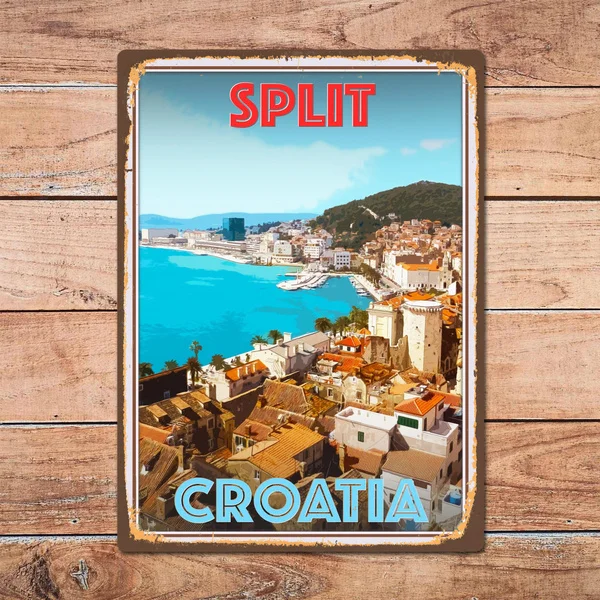 Split Croatia Metal Tin Sign Metal Sign Home Room Wall Decor Retro Vintage Style Travel Poster Bar/Pub/Man Cave
Split Croatia Metal Tin Sign Metal Sign Home Room Wall Decor Retro Vintage Style Travel Poster Bar/Pub/Man Cave