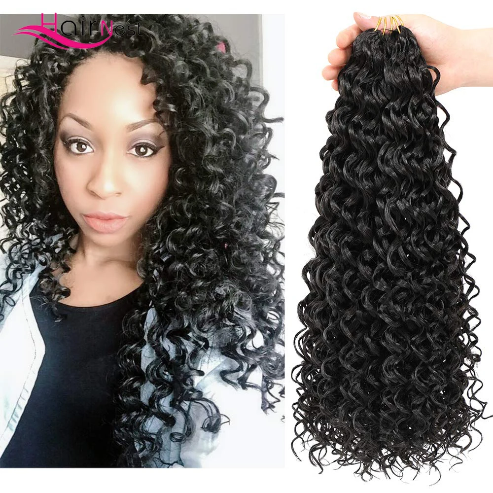 GoGo Curl Crochet Braids for Water Wave Crochet Synthetic Hair Extensions for Black Women Curly Crochet Hair Pre Looped Hair
GoGo Curl Crochet Braids for Water Wave Crochet Synthetic Hair Extensions for Black Women Curly Crochet Hair Pre Looped Hair