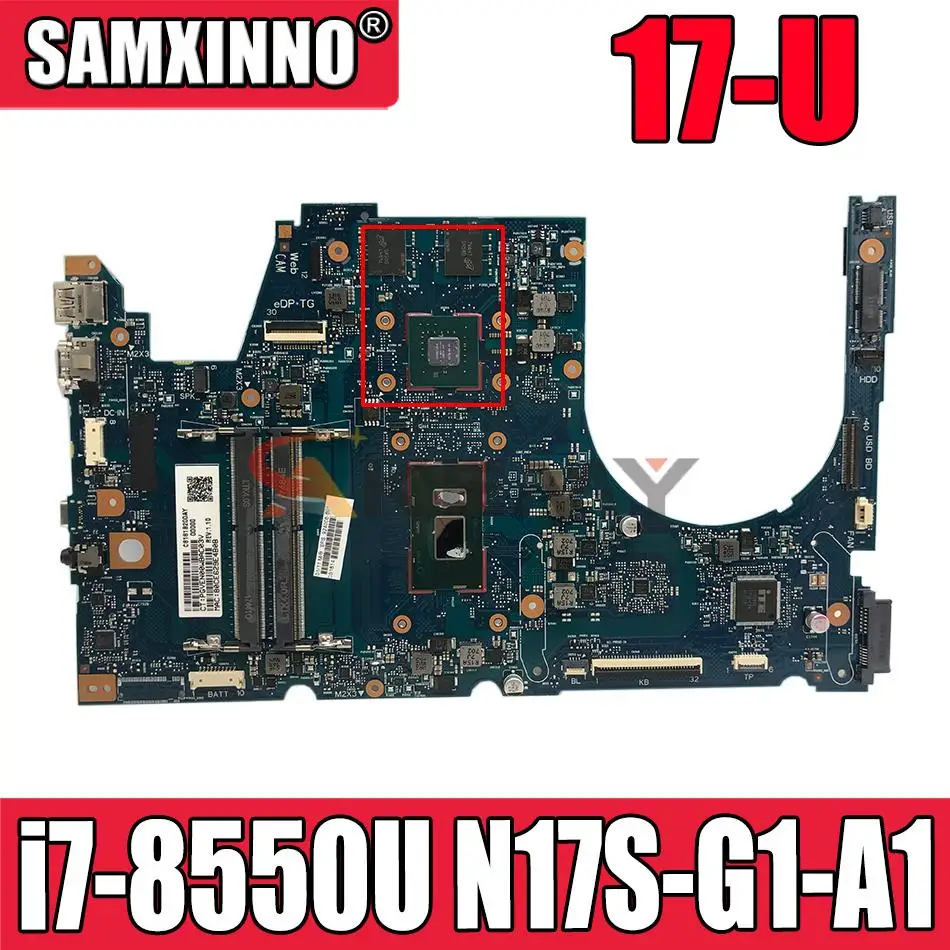6050A2922701-MB-A01For HP ENVY 17-U M7-U 17-A 17M-A Laptop Motherboard i7-8550U N17S-G1-A1 DDR4
6050A2922701-MB-A01For HP ENVY 17-U M7-U 17-A 17M-A Laptop Motherboard i7-8550U N17S-G1-A1 DDR4