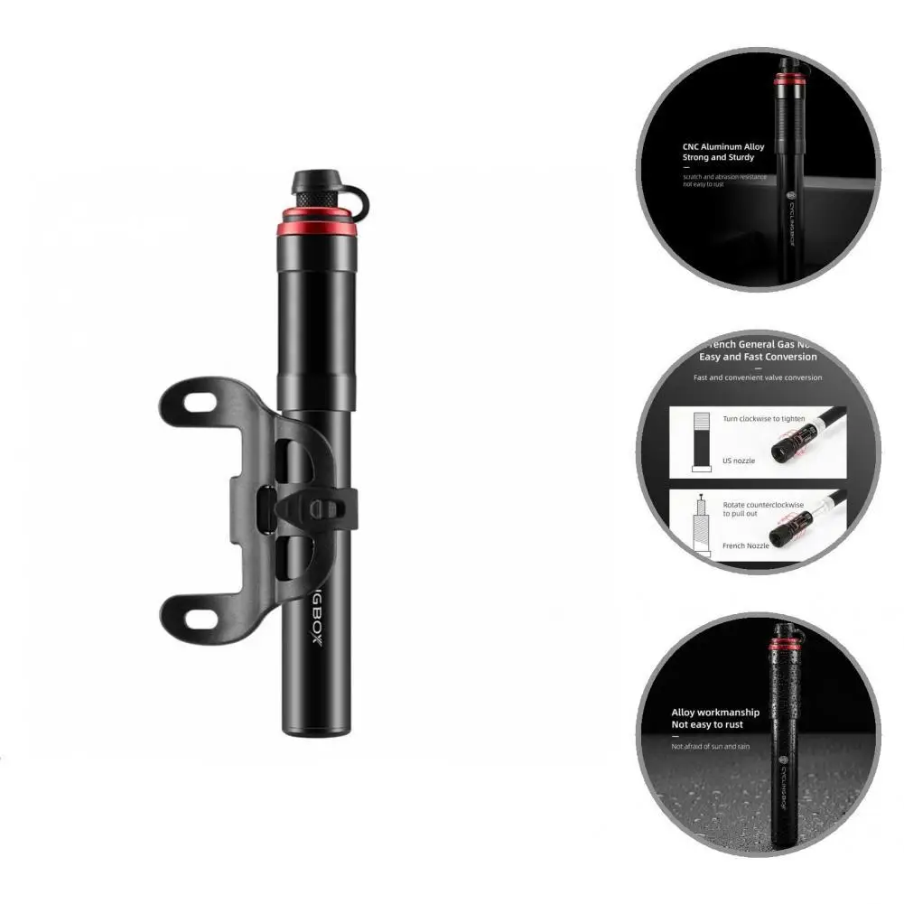 High Pressure Multi-function Nozzle CNC machining Hidden Hose Bicycle Inflator for Mountain Bike
High Pressure Multi-function Nozzle CNC machining Hidden Hose Bicycle Inflator for Mountain Bike