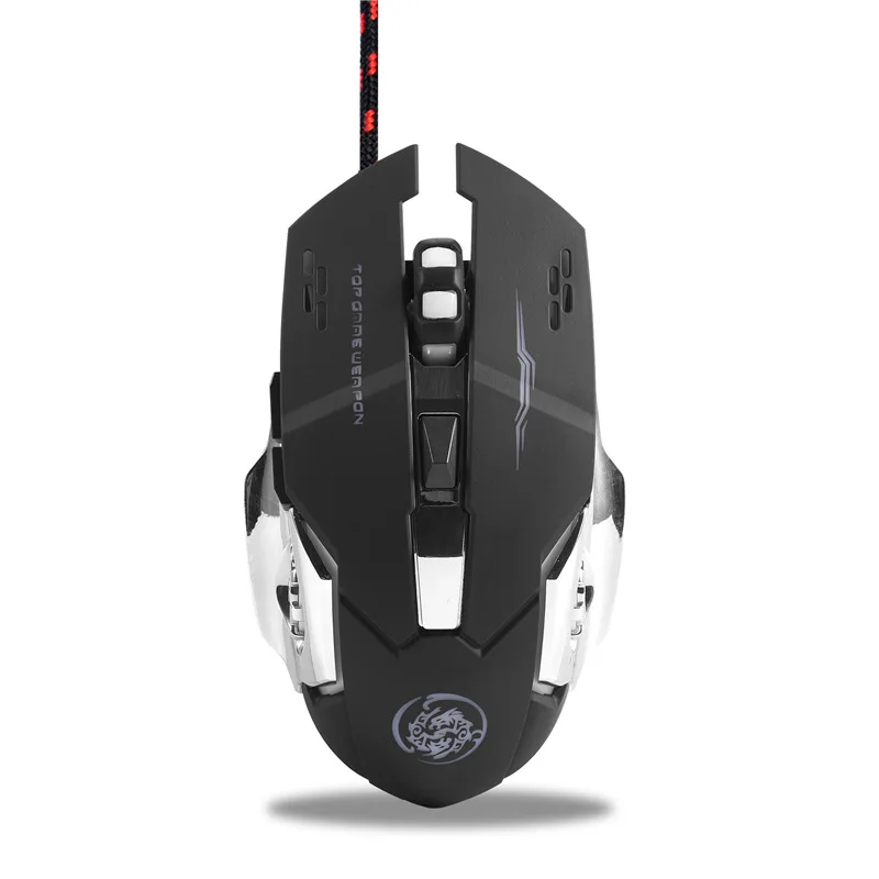 Wrangler Wired Silent Mouse 6-button Four-way Wheel Mouse DPI2400 For Notebook Desktop Computers
Wrangler Wired Silent Mouse 6-button Four-way Wheel Mouse DPI2400 For Notebook Desktop Computers