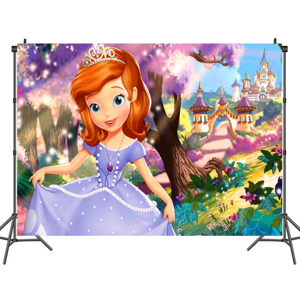 Customized Sofia Princess Photo Backdrop Kids Girls Happy Birthday Party Decoration Photography Backgrounds Baby Shower Cloth
Customized Sofia Princess Photo Backdrop Kids Girls Happy Birthday Party Decoration Photography Backgrounds Baby Shower Cloth