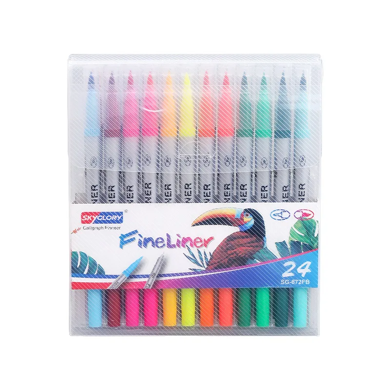 Water Color Pens Spotify Premium 12/24/36 Colors Soft Head Hook Line Double Head Fine Art Painting Pen Watercolor Pen Art Set
Water Color Pens Spotify Premium 12/24/36 Colors Soft Head Hook Line Double Head Fine Art Painting Pen Watercolor Pen Art Set