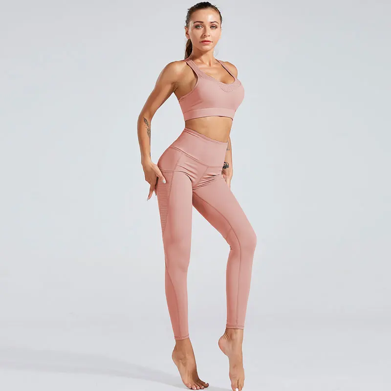 Seamless Yoga Set Women Workout Sportswear Gym Clothing Fitness suits Sleeve Leggings Sport Bra
Seamless Yoga Set Women Workout Sportswear Gym Clothing Fitness suits Sleeve Leggings Sport Bra