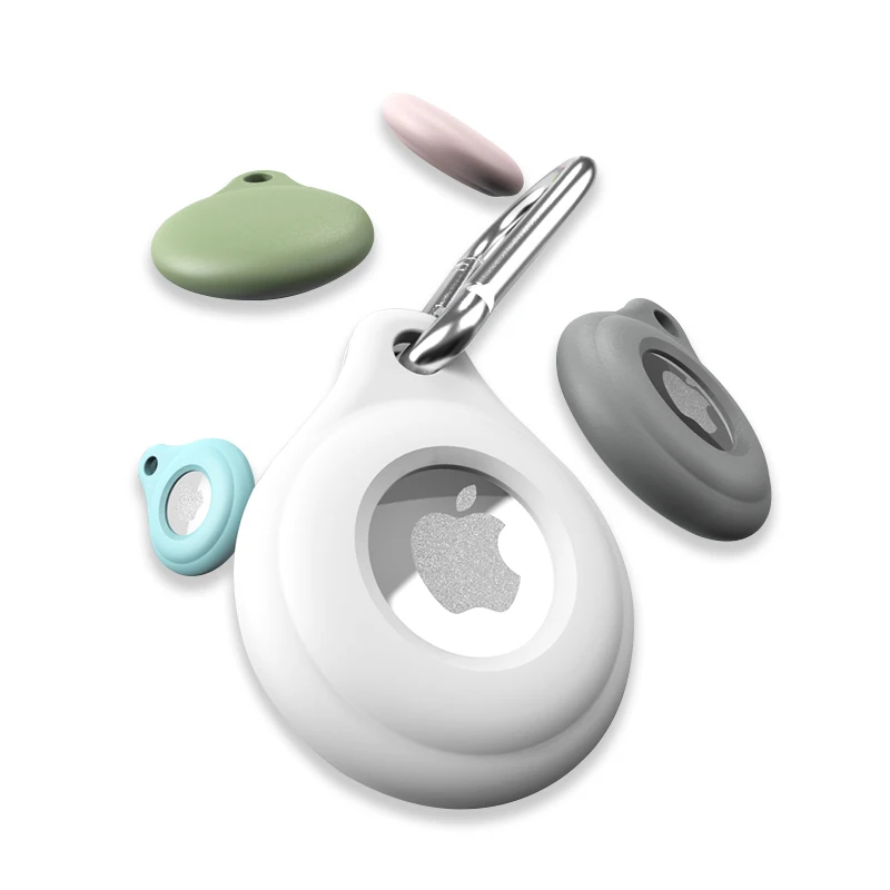 Silicone Protective AirTag Case For Apple AirTag Key Finder Airtag Cover Anti-Scratch Anti-Lost Protective Cover with Keychain
Silicone Protective AirTag Case For Apple AirTag Key Finder Airtag Cover Anti-Scratch Anti-Lost Protective Cover with Keychain