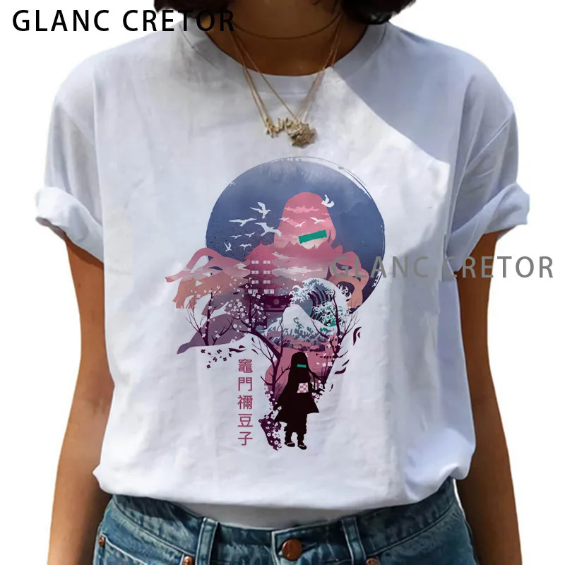 2021 Summer New Japan Anime Kimetsu No Yaiba T Shirt Demon Slayer O-Neck Cartoon Tee Tops Women Harajuku Clothes
2021 Summer New Japan Anime Kimetsu No Yaiba T Shirt Demon Slayer O-Neck Cartoon Tee Tops Women Harajuku Clothes