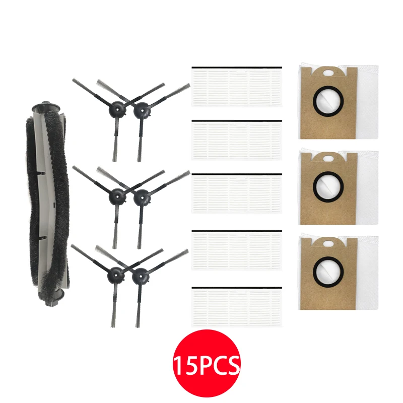15PCS Original VIOMI S9 Black Side Brushes Roll Brush Efficiency Filters Dust Bags Robot Vacuum Cleaner Spare Parts Accessories
15PCS Original VIOMI S9 Black Side Brushes Roll Brush Efficiency Filters Dust Bags Robot Vacuum Cleaner Spare Parts Accessories