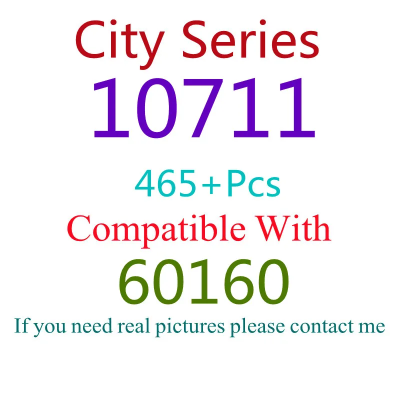 465Pcs 10711 Building Block Toy City Series 60160 Assembled Building Block Children's Toy Holiday Gifts
465Pcs 10711 Building Block Toy City Series 60160 Assembled Building Block Children's Toy Holiday Gifts