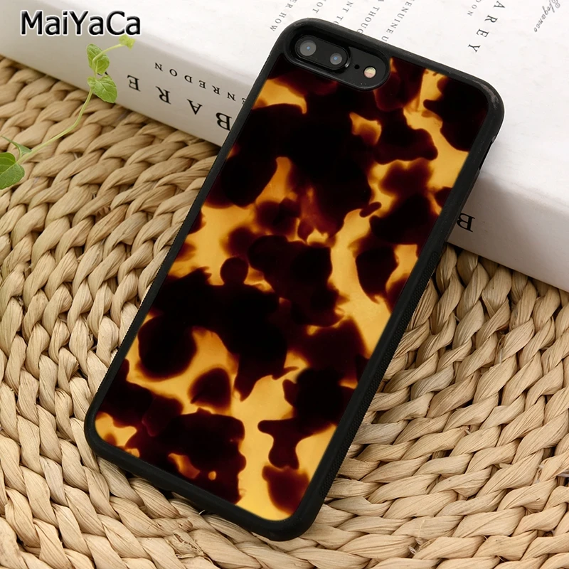 MaiYaCa черепаховый чехол с мраморным рисунком для iPhone 5 6 S 7 8 plus 11 12 Pro X XR XS Max Samsung Galaxy S6