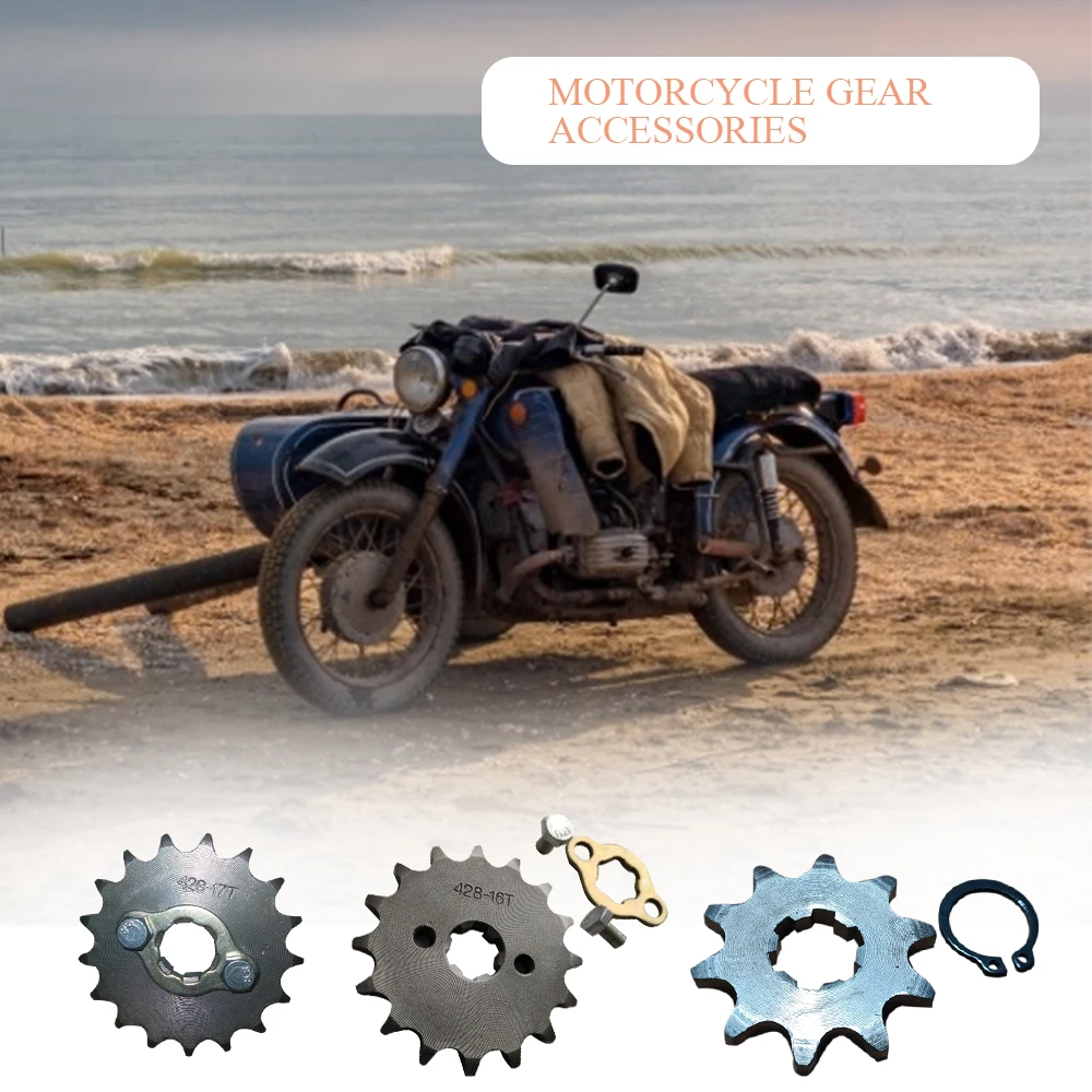 420# 17mm 10T/16t/17T Front Engine Sprocket For KAYO BSE SSR SDG Dirt Pit Bike ATV Quad Go Kart Moped Buggy Scooter Motorcycle
420# 17mm 10T/16t/17T Front Engine Sprocket For KAYO BSE SSR SDG Dirt Pit Bike ATV Quad Go Kart Moped Buggy Scooter Motorcycle