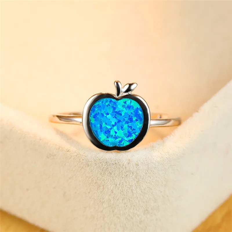 Cute Female White Blue Opal Adjustable Ring Rose Gold Silver Color Wedding Rings For Women Dainty Apple Thin Engagement Ring
Cute Female White Blue Opal Adjustable Ring Rose Gold Silver Color Wedding Rings For Women Dainty Apple Thin Engagement Ring