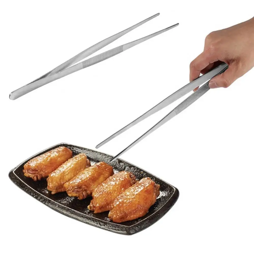 16/20/25/30cm Toothed Tweezers Barbecue Clips Stainless Steel Long Food Tongs Barbecue BBQ Tool Salad Bread Serving Ton
16/20/25/30cm Toothed Tweezers Barbecue Clips Stainless Steel Long Food Tongs Barbecue BBQ Tool Salad Bread Serving Ton