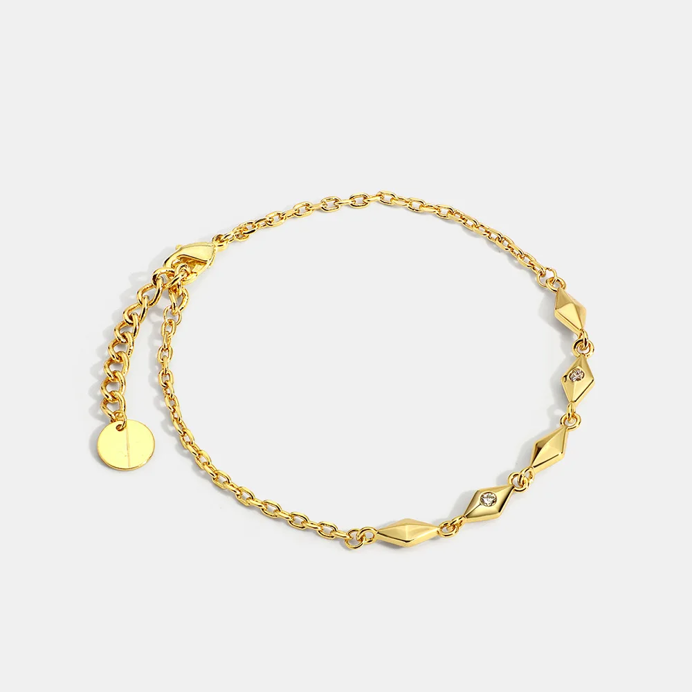 Europe & America ins style geometric diamond bracelet 925 sterling silver inlaid zircon fashion DIY fine jewelry mother day gift
Europe & America ins style geometric diamond bracelet 925 sterling silver inlaid zircon fashion DIY fine jewelry mother day gift