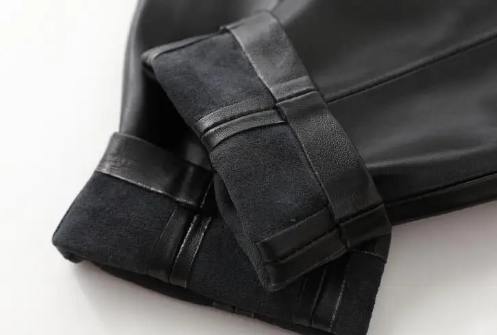 and winter new genuine Autumn leather women sheepskin trousers casual Female slim Korean pencil pants M-3XL
and winter new genuine Autumn leather women sheepskin trousers casual Female slim Korean pencil pants M-3XL