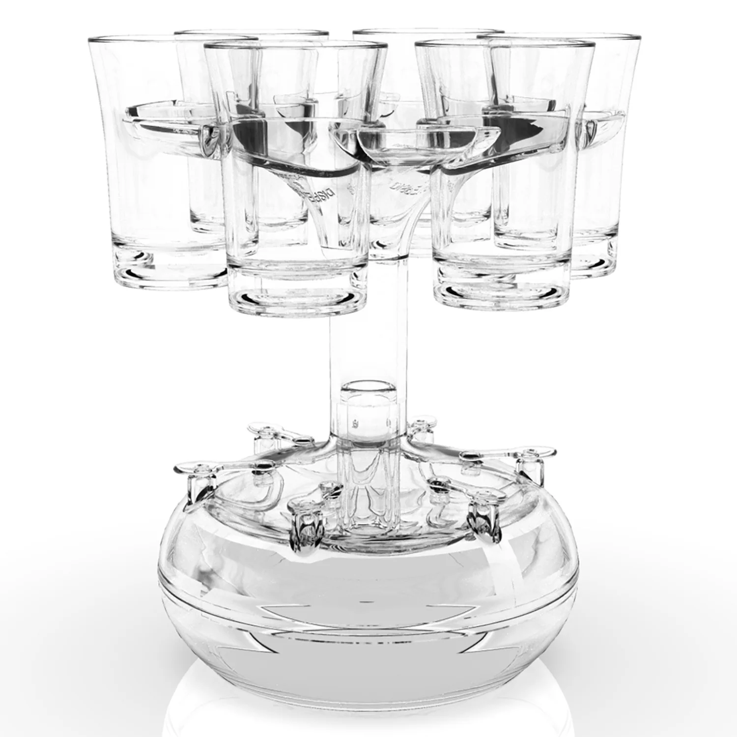 6-Shot Glass Dispenser Holder Wine Whisky Beer Dispenser Rack Bar Accessory Drinking Party Games Glass Dispenser Drinking Tools
6-Shot Glass Dispenser Holder Wine Whisky Beer Dispenser Rack Bar Accessory Drinking Party Games Glass Dispenser Drinking Tools
