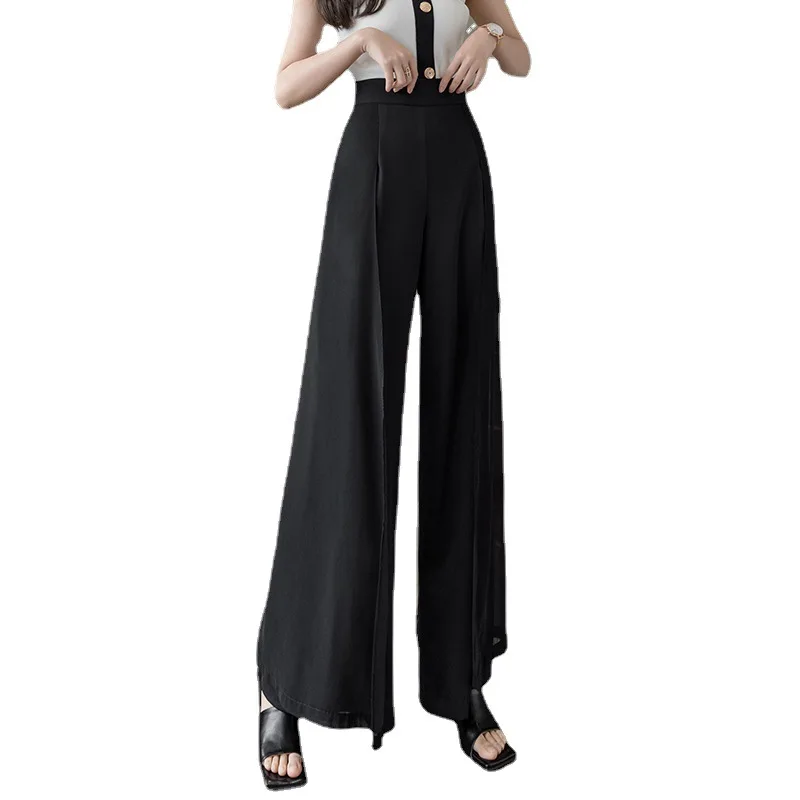 Spot Summer New Western Slimming Chiffon High Waist Drooping Elegant Dynamic Semi See-through Wide-Leg Skort Mop Pants
Spot Summer New Western Slimming Chiffon High Waist Drooping Elegant Dynamic Semi See-through Wide-Leg Skort Mop Pants