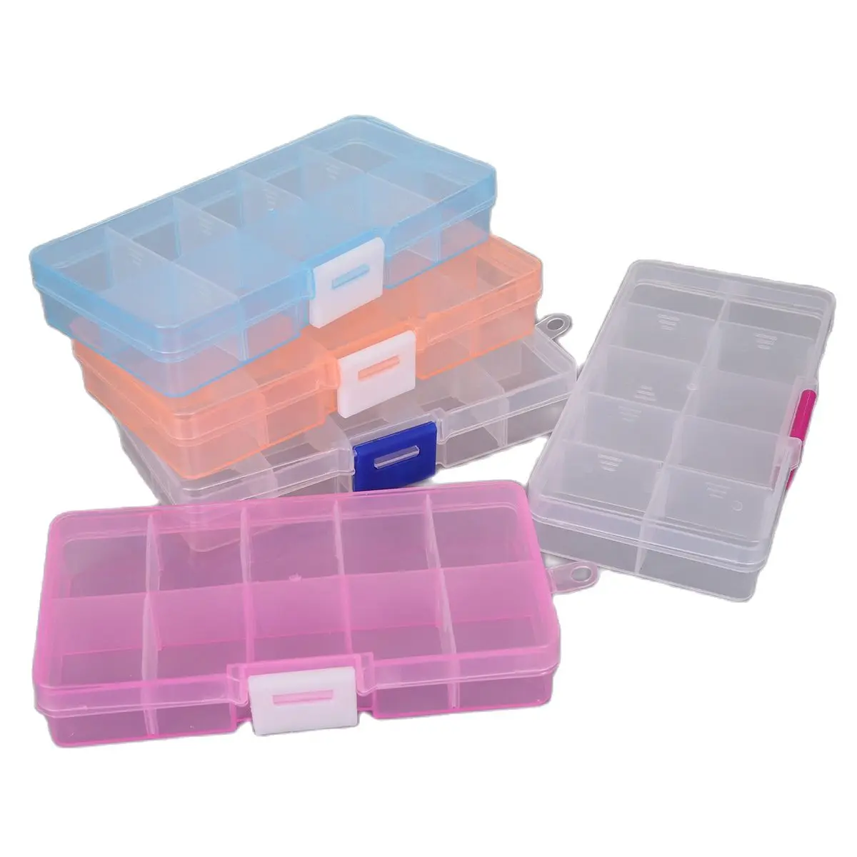 10/15Grid Jewelry Box Multi-Grid Earrings Finishing Storage Boxes Transparent Plastic Jewelry Organizer Tool Set
10/15Grid Jewelry Box Multi-Grid Earrings Finishing Storage Boxes Transparent Plastic Jewelry Organizer Tool Set