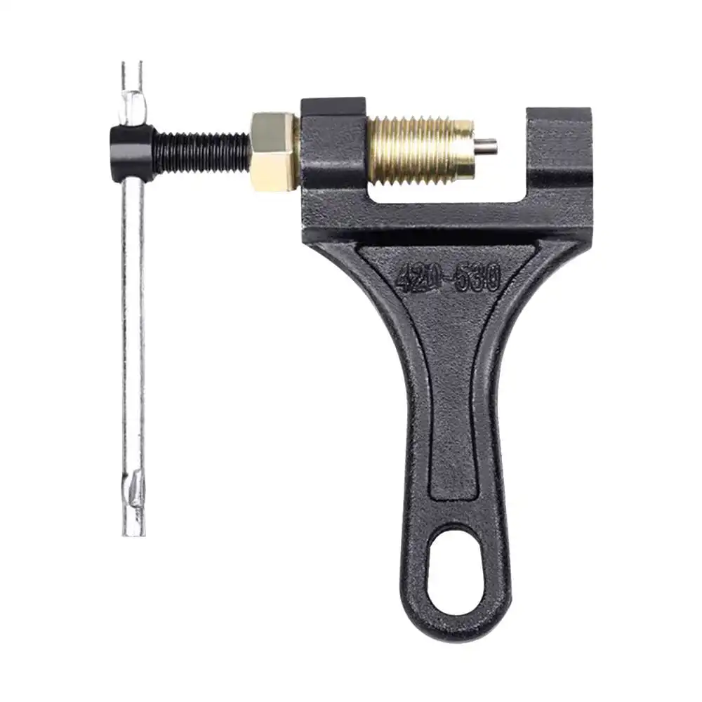 1pcs Black 12.5cm Portable Bike Chain Cutter Tool Breaker Motorcycles Tricycles Repair Removal Tools Chain Pin Splitter Device
1pcs Black 12.5cm Portable Bike Chain Cutter Tool Breaker Motorcycles Tricycles Repair Removal Tools Chain Pin Splitter Device