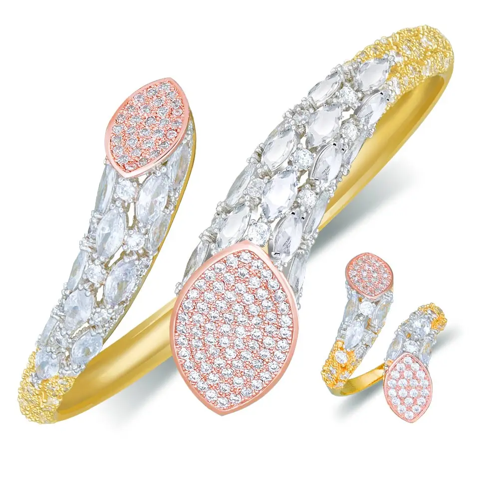 ModemAngel Luxury Brand Super AAA Cubic Zirconia Copper Bangle Ring Set Dress Engagement Party Wedding Bridal Jewelry For Women
ModemAngel Luxury Brand Super AAA Cubic Zirconia Copper Bangle Ring Set Dress Engagement Party Wedding Bridal Jewelry For Women