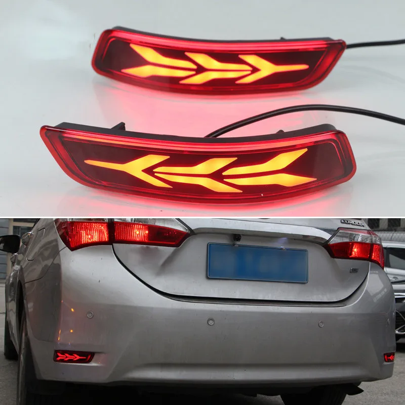 For Toyota Corolla Altis 2014 2015 2016 2017 2018 Car LED Rear Fog Lamp Bumper Light Brake Light Dynamic Turn Signal Reflector
For Toyota Corolla Altis 2014 2015 2016 2017 2018 Car LED Rear Fog Lamp Bumper Light Brake Light Dynamic Turn Signal Reflector