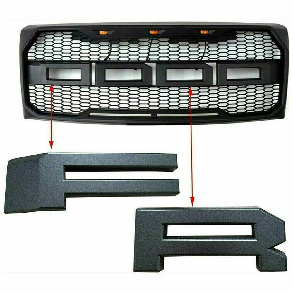 Front Bumper Grille Letters F & R Letters For Ford 2004-2008 F150 F-150/F150 2009-2017 Black Raptor Style ABS Plastic Good Quali
Front Bumper Grille Letters F & R Letters For Ford 2004-2008 F150 F-150/F150 2009-2017 Black Raptor Style ABS Plastic Good Quali