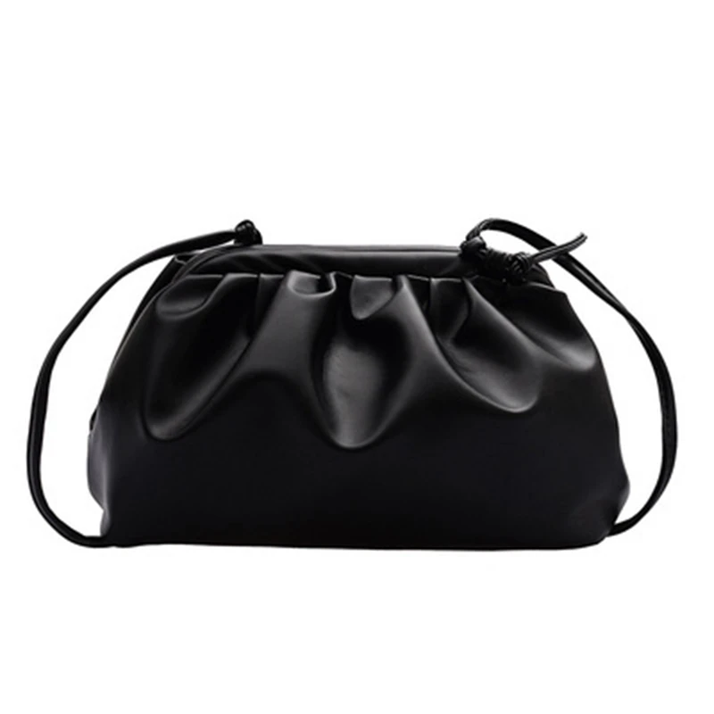 

Women Simple Dumplings Messenger Bags Designer Retro 2021 New Fashion Cloud Female Crossbody Shoulder Bag Tide Handbag Clutch Ba
