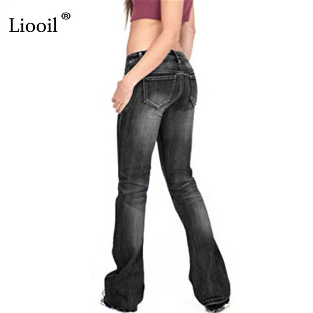 Liooil Plus Size Skinny Flare Jeans For Women Black Blue Wash Distressed Trousers High Waist Bell Bottoms Sexy Denim Long Pants
Liooil Plus Size Skinny Flare Jeans For Women Black Blue Wash Distressed Trousers High Waist Bell Bottoms Sexy Denim Long Pants