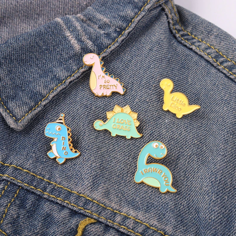 Alloy Letter Series Brooches Simple Cartoon Dinosaur Enamel Lapel Pins Corsage Badges Backpack Jewelry Gifts For Kids Wholesale
Alloy Letter Series Brooches Simple Cartoon Dinosaur Enamel Lapel Pins Corsage Badges Backpack Jewelry Gifts For Kids Wholesale