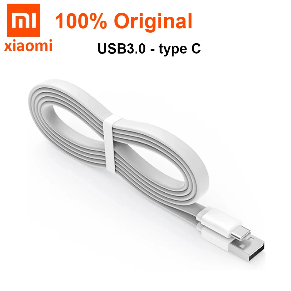 Оригинальный Xiaomi USB 3 0 3A Тип C Быстрый зарядный Дата-кабель для XIAOMI MI band Размеры 9 и