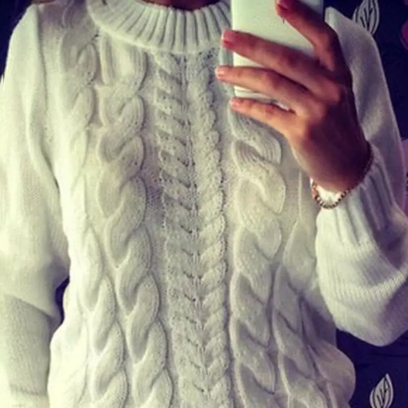 High Quality Fashion Casual Women's Clothing Female Solid Color O-Neck Long Sleeved Knitted Sweater Women Soft Pullovers
High Quality Fashion Casual Women's Clothing Female Solid Color O-Neck Long Sleeved Knitted Sweater Women Soft Pullovers