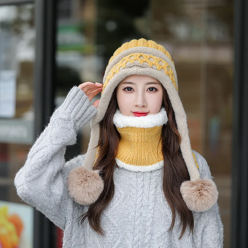 Новый Зимний комплект из шапки и шарфа с помпоном для женщин и девушек плюс бархатные теплые шапки женские зимние повседневные толстые вяза...
Новый Зимний комплект из шапки и шарфа с помпоном для женщин и девушек плюс бархатные теплые шапки женские зимние повседневные толстые вяза...