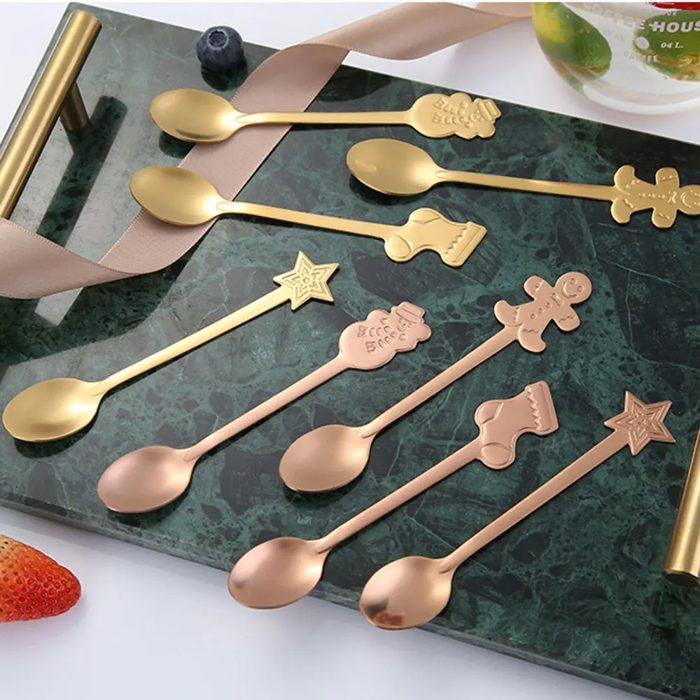 4Pcs Stainless New Year 2021 Coffee Spoon Mixing Scoops Stirring Spoons Stainless Steel Spoon Christmas Gift Box Set
4Pcs Stainless New Year 2021 Coffee Spoon Mixing Scoops Stirring Spoons Stainless Steel Spoon Christmas Gift Box Set