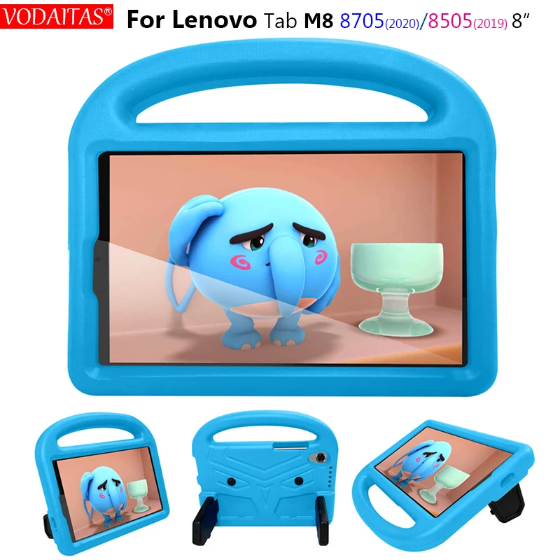 Умный чехол для Lenovo Tab M8 FHD TB-8705N TB-8705F TB 8705 8-дюймовый детский силиконовый чехол для планшета ручной ударопрочный чехол-подставка из ЭВА
Умный чехол для Lenovo Tab M8 FHD TB-8705N TB-8705F TB 8705 8-дюймовый детский силиконовый чехол для планшета ручной ударопрочный чехол-подставка из ЭВА