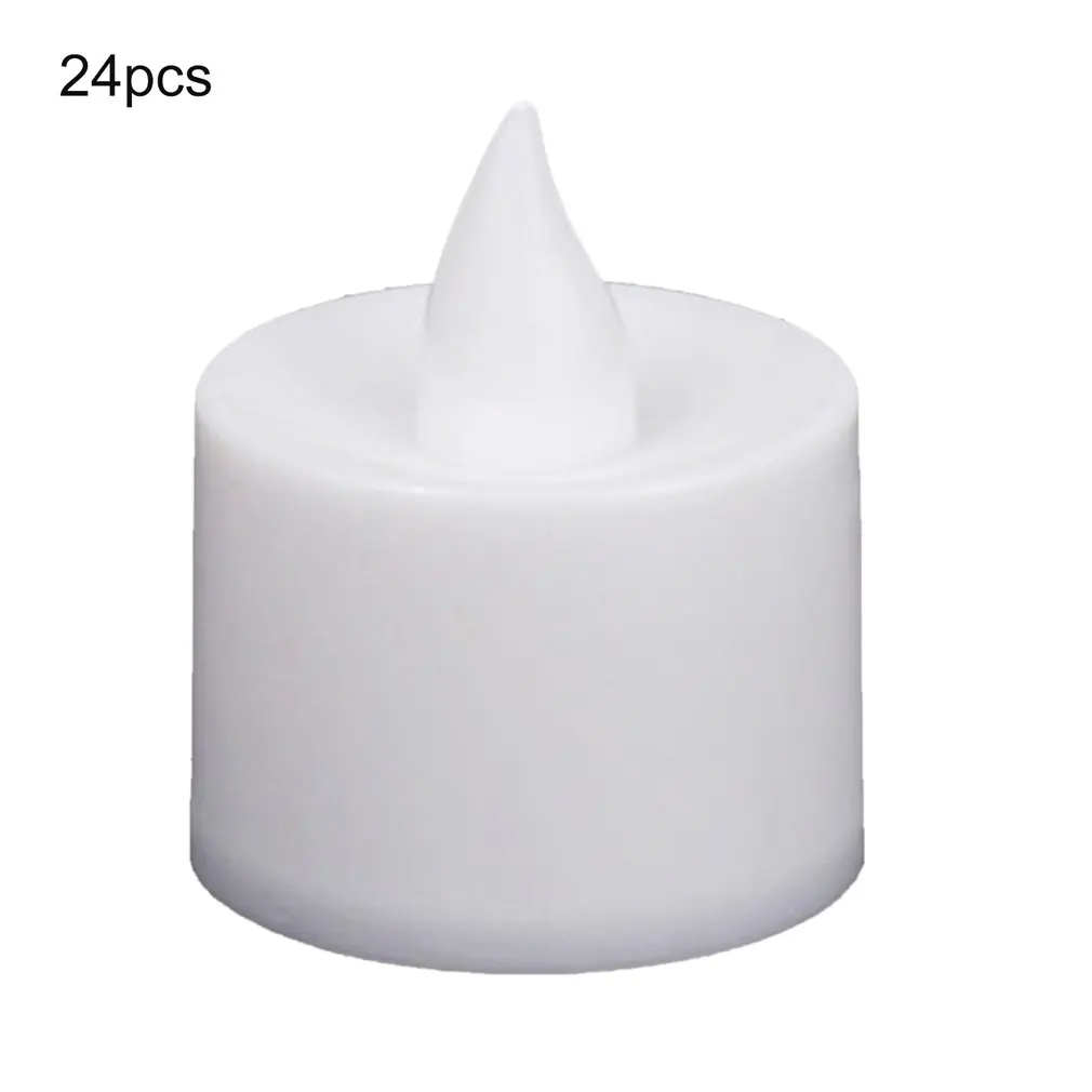 24PCS Creative Flameless LED Tea Light Tea Candles Wedding Light Romantic Candles Battery Operated Light For Party Decoration
24PCS Creative Flameless LED Tea Light Tea Candles Wedding Light Romantic Candles Battery Operated Light For Party Decoration