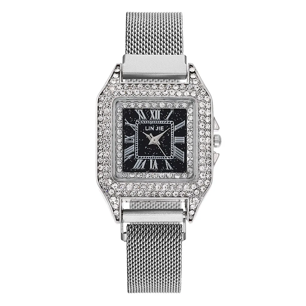 Women Watches Quartz Watch Full Diamond Watch Rhinestone Magnetic Buckle Strap Clock Relogio Feminino Steel belt Bracelet YE1
Women Watches Quartz Watch Full Diamond Watch Rhinestone Magnetic Buckle Strap Clock Relogio Feminino Steel belt Bracelet YE1