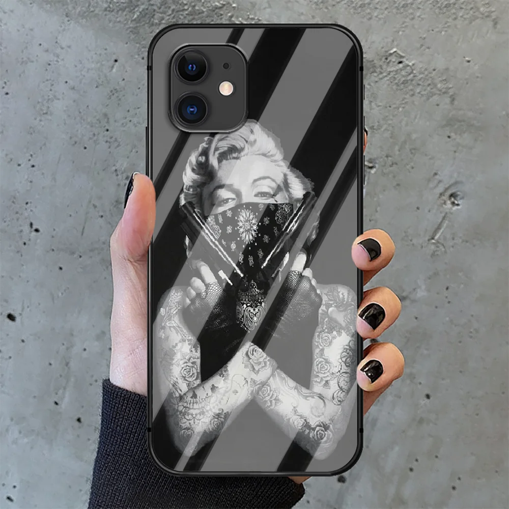 Marilyn Monroe Phone Tempered Glass Case Cover For IPhone 6 6S 7 8 11 12 X Xr Xs Se 2020 Pro Max Plus Mini Phone case Cell
Marilyn Monroe Phone Tempered Glass Case Cover For IPhone 6 6S 7 8 11 12 X Xr Xs Se 2020 Pro Max Plus Mini Phone case Cell