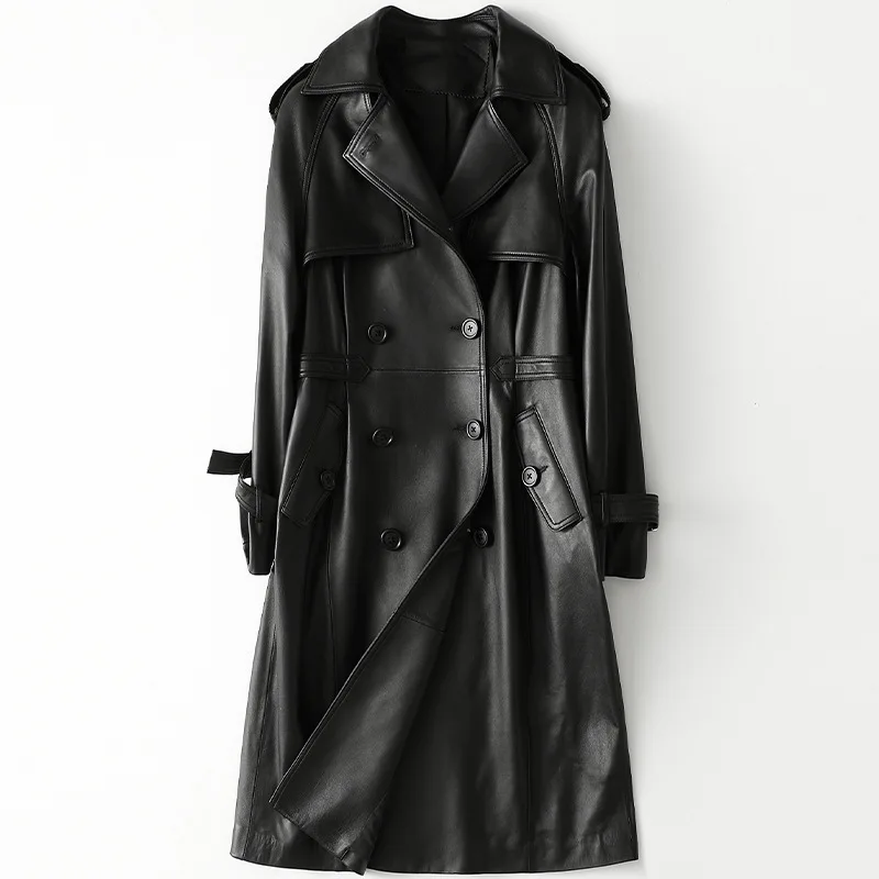 Fashion Genuine Leather Jacket Woman 100% Sheepskin Coat Female Long Jackets for Women Spring 2021 Jaqueta Feminina Pph4766
Fashion Genuine Leather Jacket Woman 100% Sheepskin Coat Female Long Jackets for Women Spring 2021 Jaqueta Feminina Pph4766