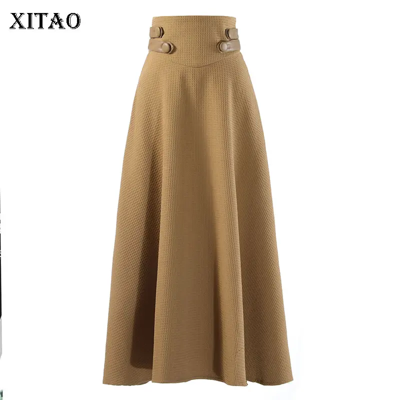 XITAO Pleated Skirt Fashion Solid Color High Waist Goddess Fan Casual Style 2021 Autumn Minority Loose Elegant Skirt WMD3595
XITAO Pleated Skirt Fashion Solid Color High Waist Goddess Fan Casual Style 2021 Autumn Minority Loose Elegant Skirt WMD3595