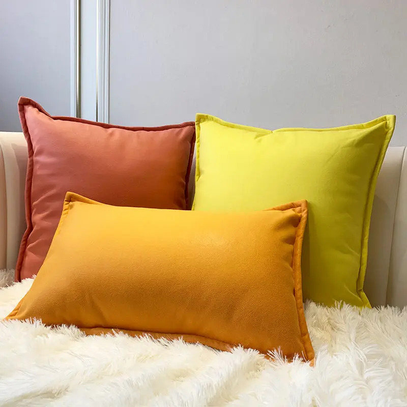 Pillow Nordic Light Luxury Senior Living Room Sofa Pillow Case Modern Simple Cushion Lumbar Pillow Solid Color Orange
Pillow Nordic Light Luxury Senior Living Room Sofa Pillow Case Modern Simple Cushion Lumbar Pillow Solid Color Orange