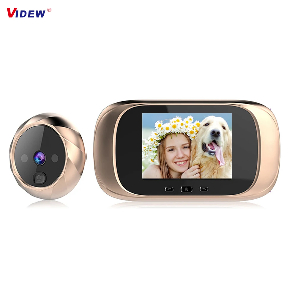 VIDEW Peephole Viewer Camera Doorbell 2.8 Inch Long Standby Video Intercom Security Night Vision HD Camera
VIDEW Peephole Viewer Camera Doorbell 2.8 Inch Long Standby Video Intercom Security Night Vision HD Camera