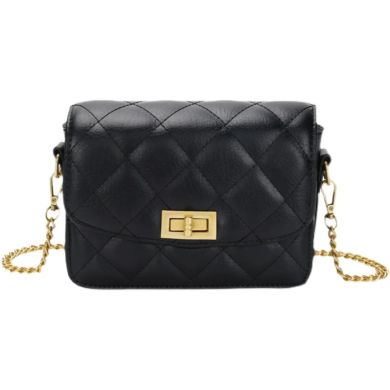 Elegant Armpit Sling Handbags Black Color Women PU Leather Gold Chain Shoulder Bags Simple Shoulder Messenger Bags For Women
Elegant Armpit Sling Handbags Black Color Women PU Leather Gold Chain Shoulder Bags Simple Shoulder Messenger Bags For Women