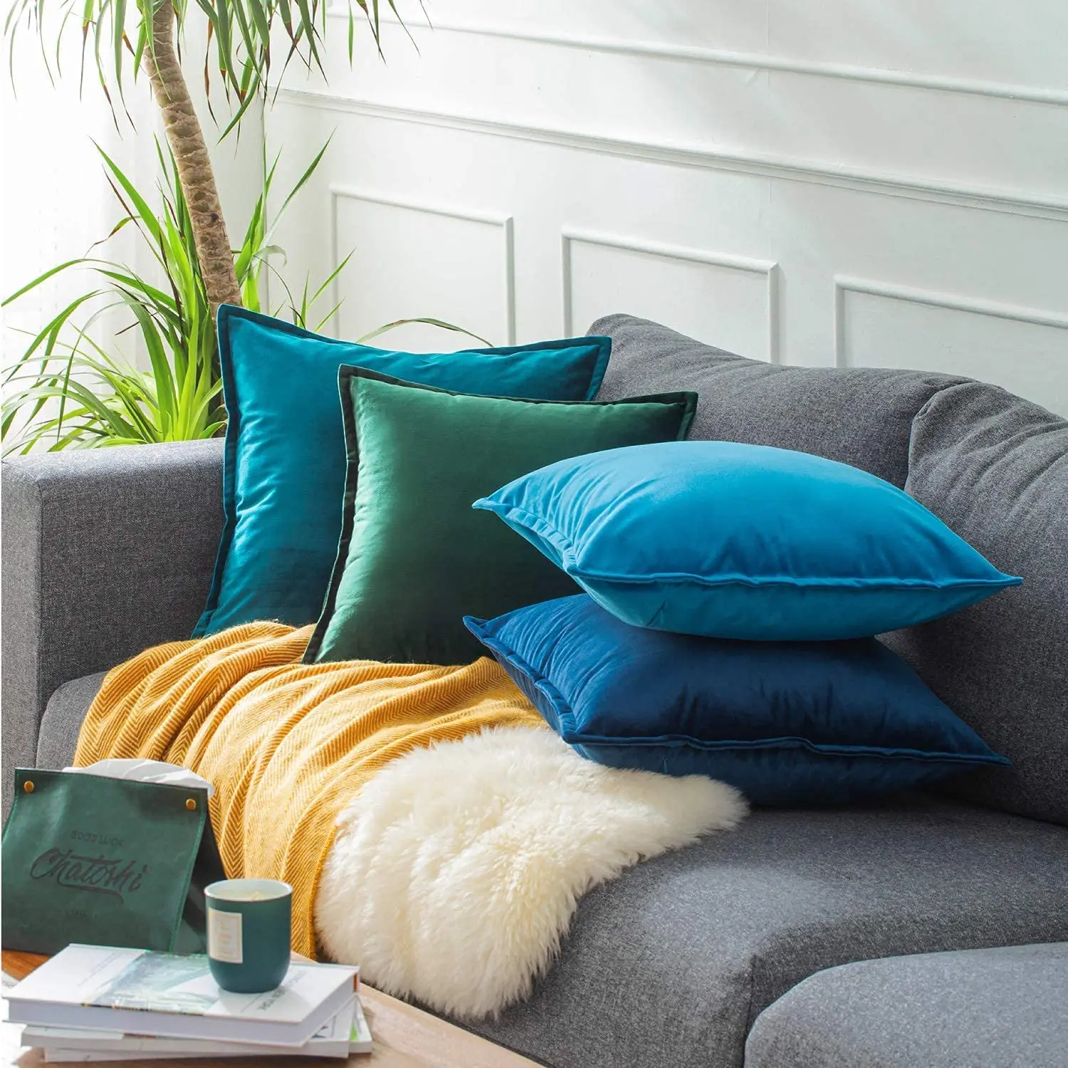 CANIRICA Velvet Cushion Cover Blue Throw Pillows For Living Room Decorative Pillows Sofa Pillow Cover 45x45cm Nordic Home Decor
CANIRICA Velvet Cushion Cover Blue Throw Pillows For Living Room Decorative Pillows Sofa Pillow Cover 45x45cm Nordic Home Decor