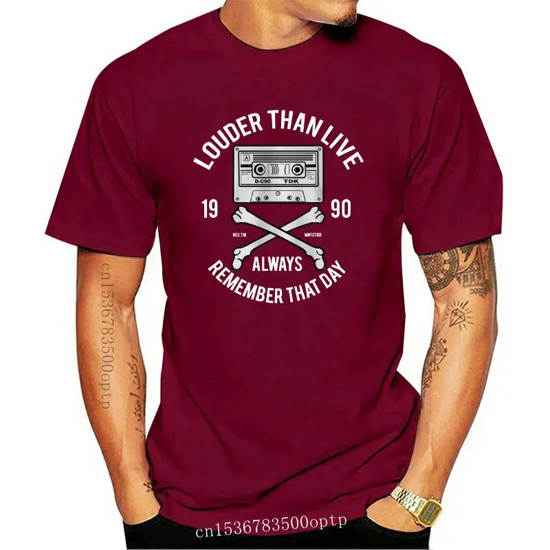 Louder Than Live Cassette Tape Retro T Shirt For Youth Middle-Age The Elder Tee Shirt
Louder Than Live Cassette Tape Retro T Shirt For Youth Middle-Age The Elder Tee Shirt