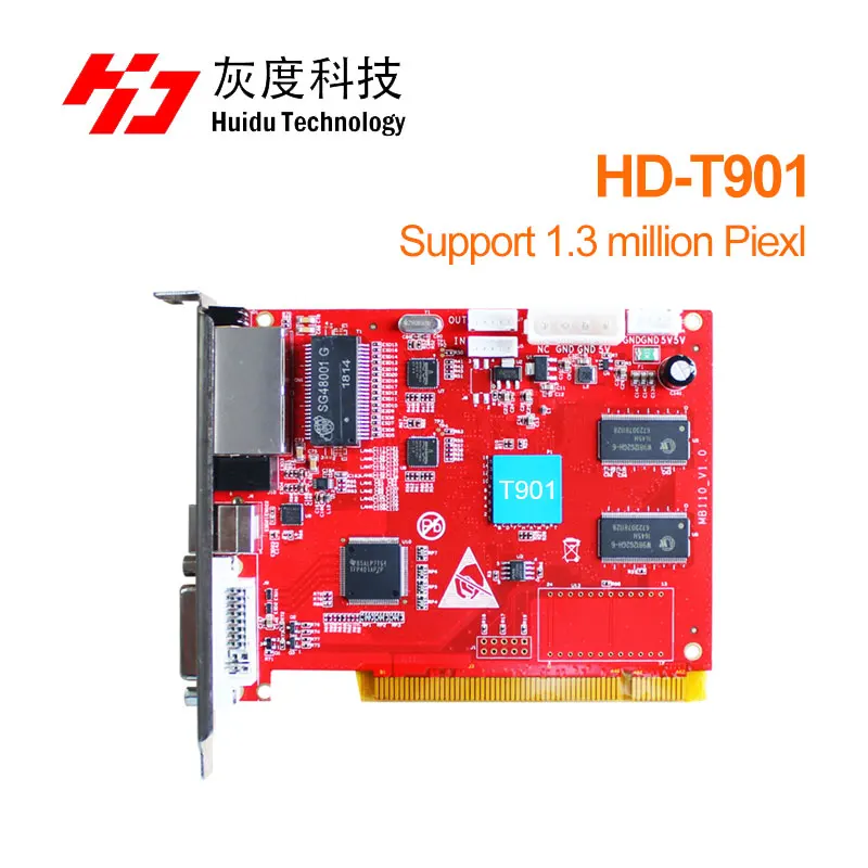 HUIDU T901 полноцветная карта отправки для модуля светодиодного дисплея совместима с
