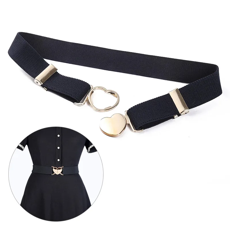 High Quality Children's Heart-Shaped Buckle Belt Elastic Adjustable Multicolor Stretch Girls Dress Belt for Uniform Dress Pants 
High Quality Children's Heart-Shaped Buckle Belt Elastic Adjustable Multicolor Stretch Girls Dress Belt for Uniform Dress Pants